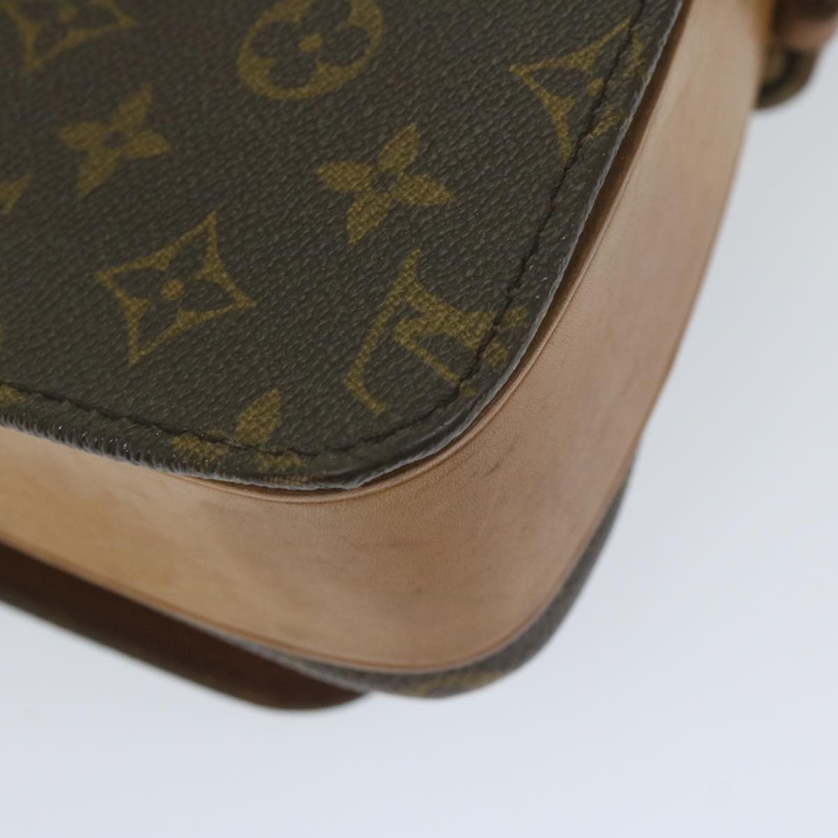 LOUIS VUITTON Monogram Cartouchiere GM Shoulder Bag Vintage M51252 Auth ar10976B