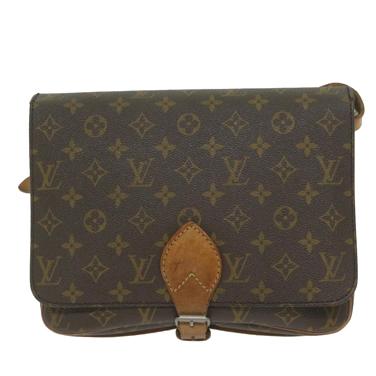 LOUIS VUITTON Monogram Cartouchiere GM Shoulder Bag Vintage M51252 Auth ar10976B