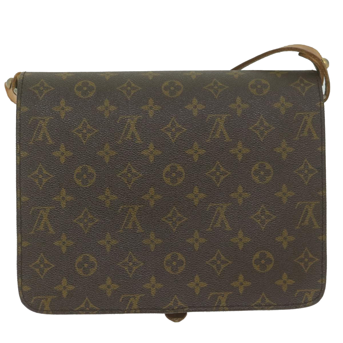 LOUIS VUITTON Monogram Cartouchiere GM Shoulder Bag Vintage M51252 Auth ar10976B