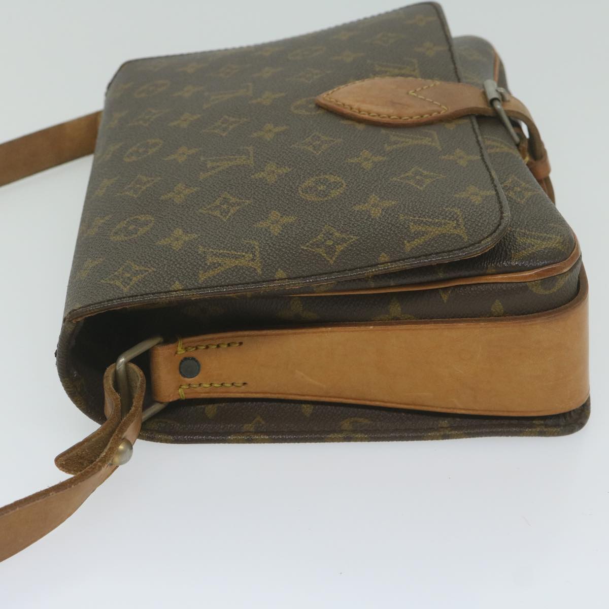 LOUIS VUITTON Monogram Cartouchiere GM Shoulder Bag Vintage M51252 Auth ar10976B