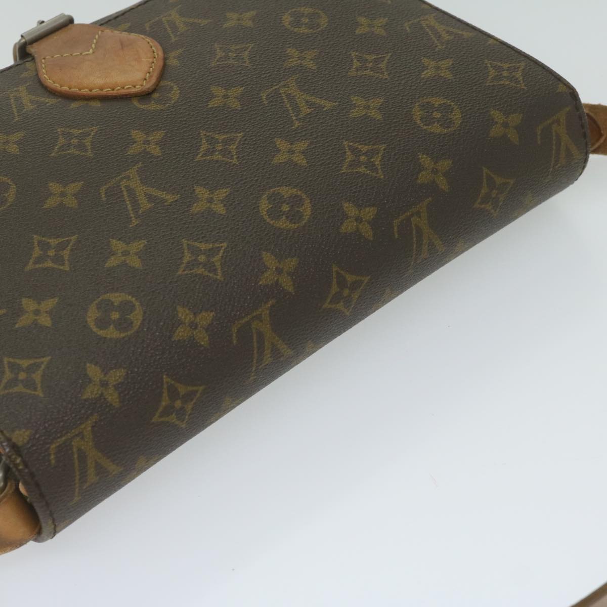 LOUIS VUITTON Monogram Cartouchiere GM Shoulder Bag Vintage M51252 Auth ar10976B