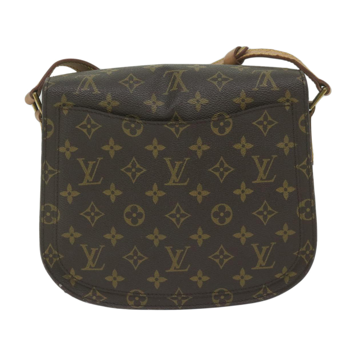 LOUIS VUITTON Monogram Saint Cloud GM Shoulder Bag M51242 LV Auth ar10978B