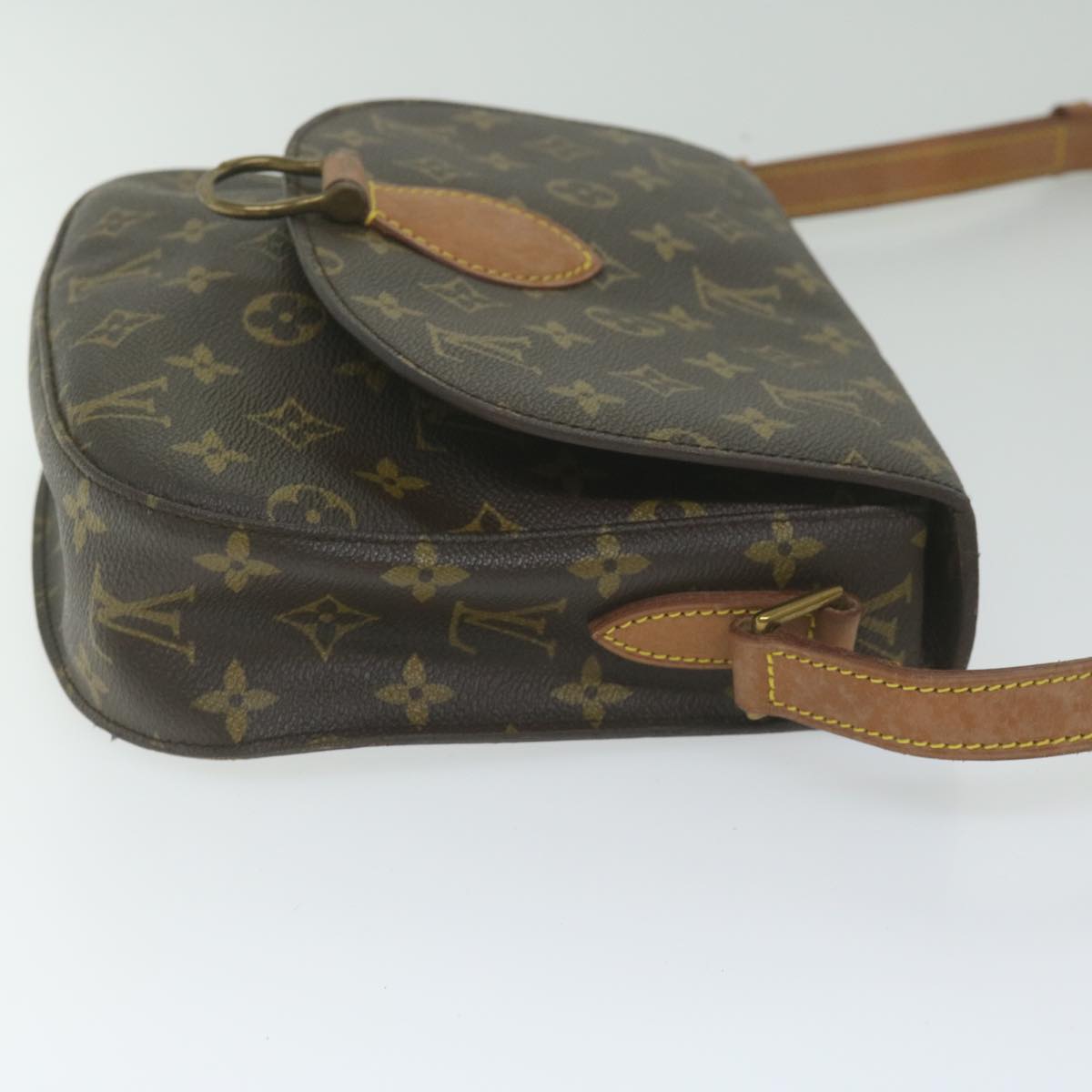 LOUIS VUITTON Monogram Saint Cloud GM Shoulder Bag M51242 LV Auth ar10978B