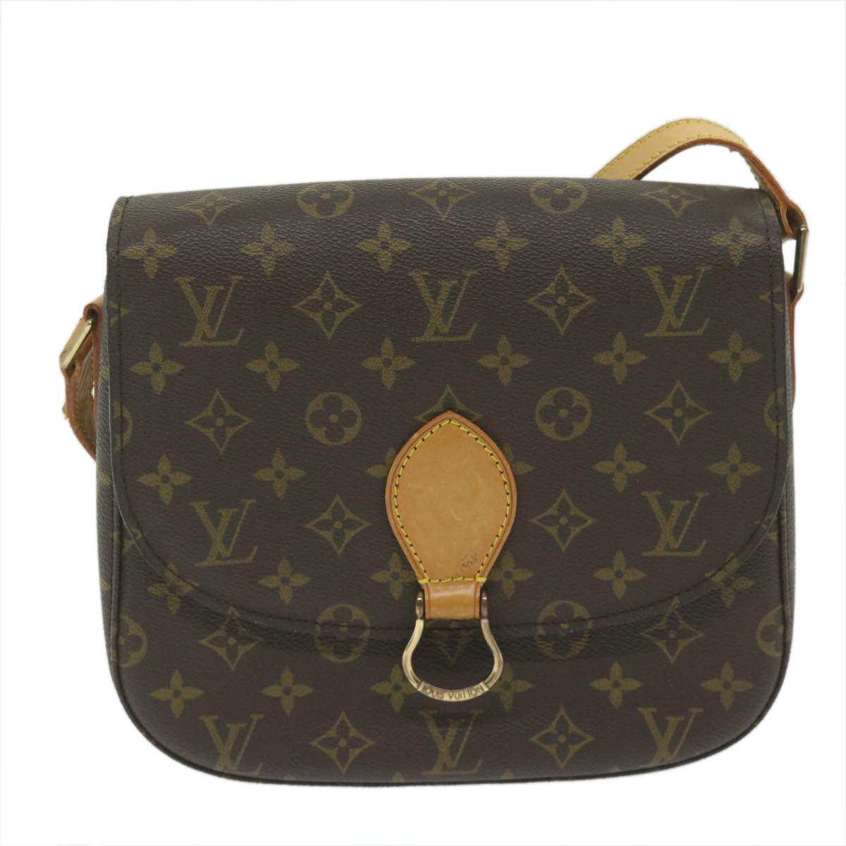 LOUIS VUITTON Monogram Saint Cloud GM Shoulder Bag M51242 LV Auth ar10979B