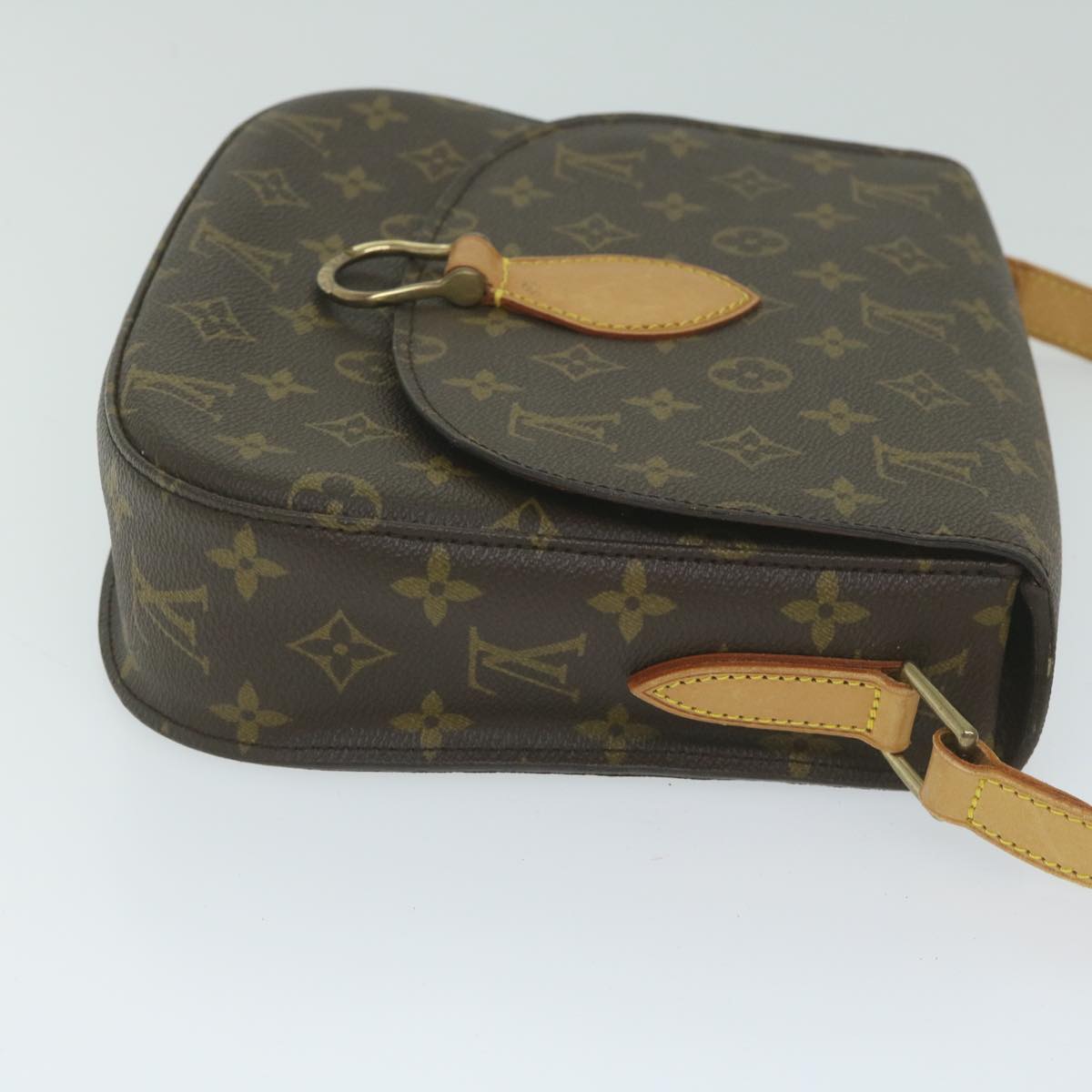 LOUIS VUITTON Monogram Saint Cloud GM Shoulder Bag M51242 LV Auth ar10979B