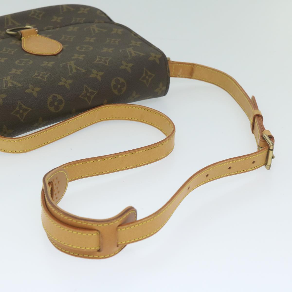 LOUIS VUITTON Monogram Saint Cloud GM Shoulder Bag M51242 LV Auth ar10979B