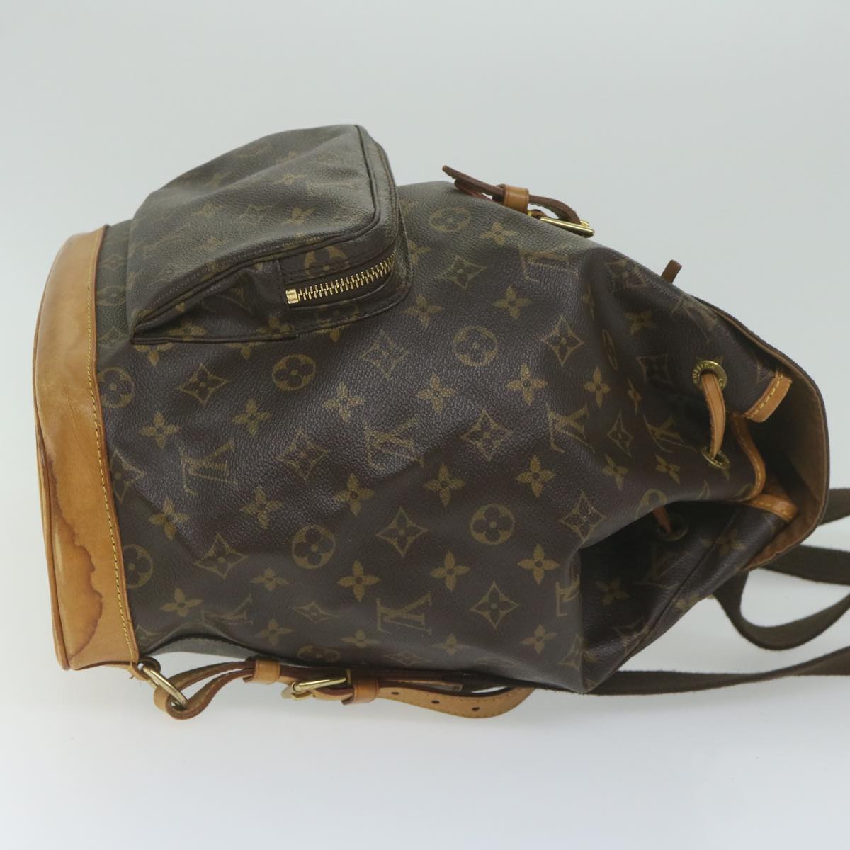 LOUIS VUITTON Monogram Montsouris GM Backpack M51135 LV Auth ar10983B