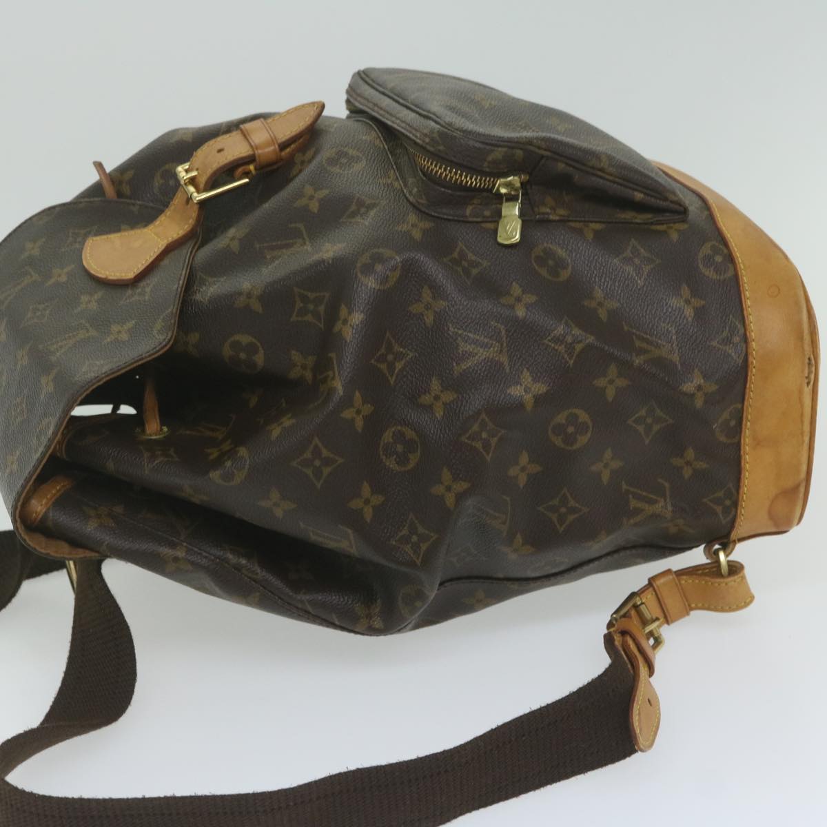 LOUIS VUITTON Monogram Montsouris GM Backpack M51135 LV Auth ar10983B