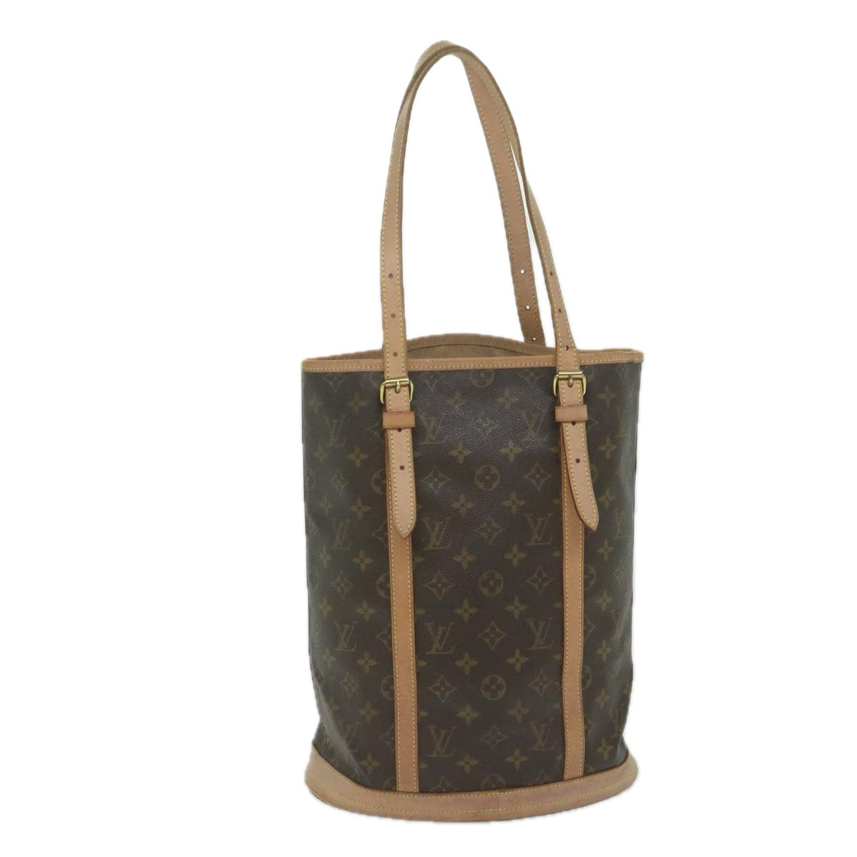 LOUIS VUITTON Monogram Bucket GM Shoulder Bag M42236 LV Auth ar10990B