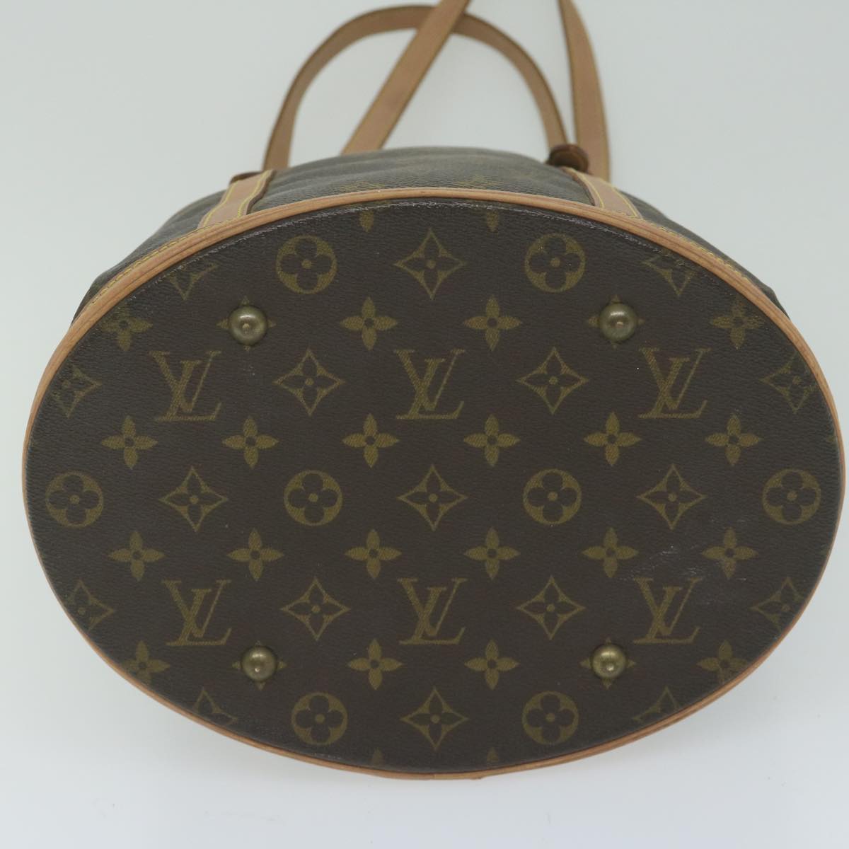 LOUIS VUITTON Monogram Bucket GM Shoulder Bag M42236 LV Auth ar10990B