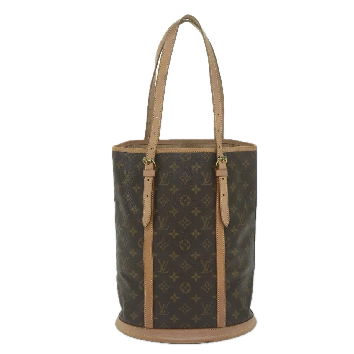 LOUIS VUITTON Monogram Bucket GM Shoulder Bag M42236 LV Auth ar10990B