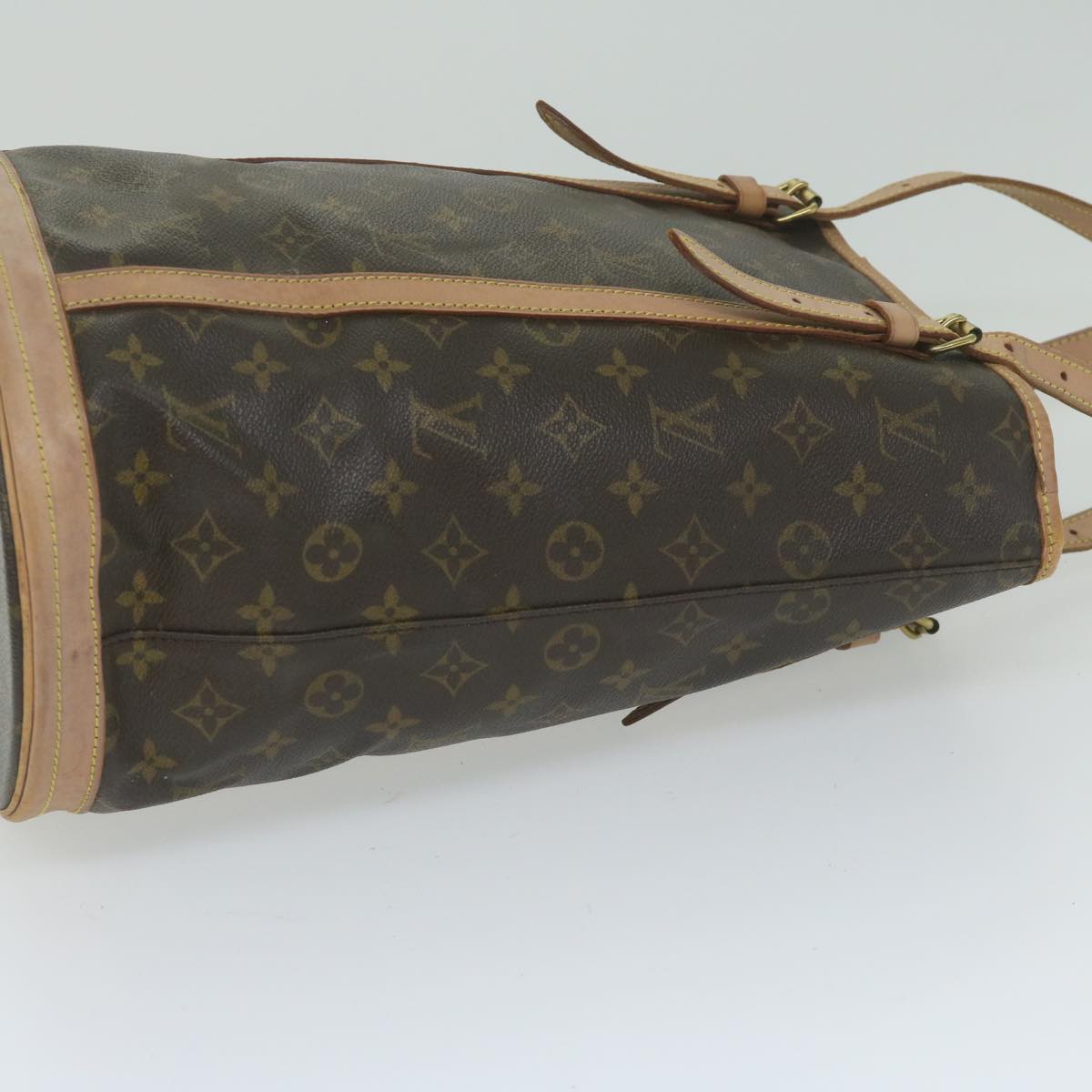 LOUIS VUITTON Monogram Bucket GM Shoulder Bag M42236 LV Auth ar10990B