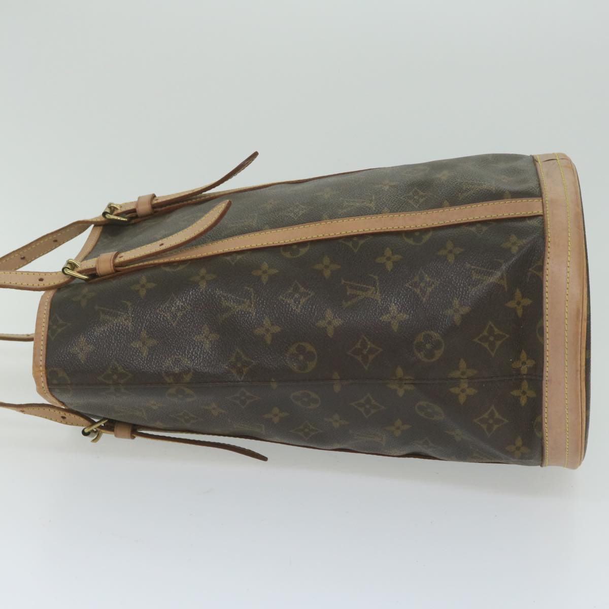 LOUIS VUITTON Monogram Bucket GM Shoulder Bag M42236 LV Auth ar10990B