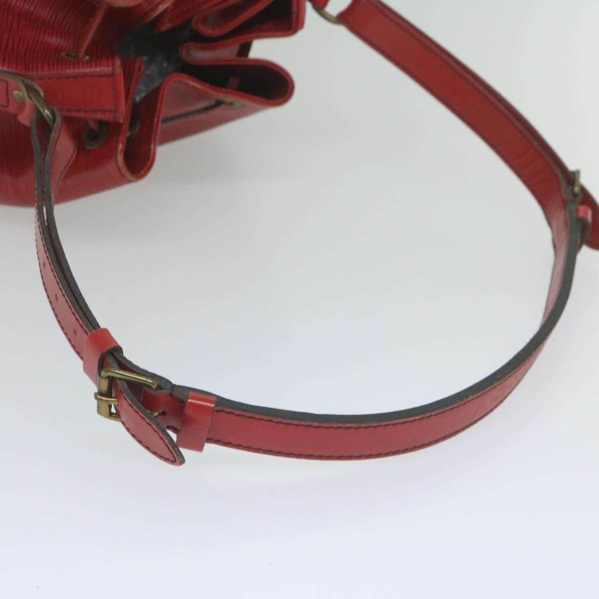 LOUIS VUITTON Epi Noe Shoulder Bag Red M44007 LV Auth ar10997