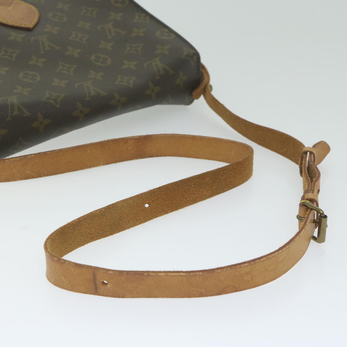 LOUIS VUITTON Monogram Cartouchiere GM Shoulder Bag M51252 LV Auth ar11029