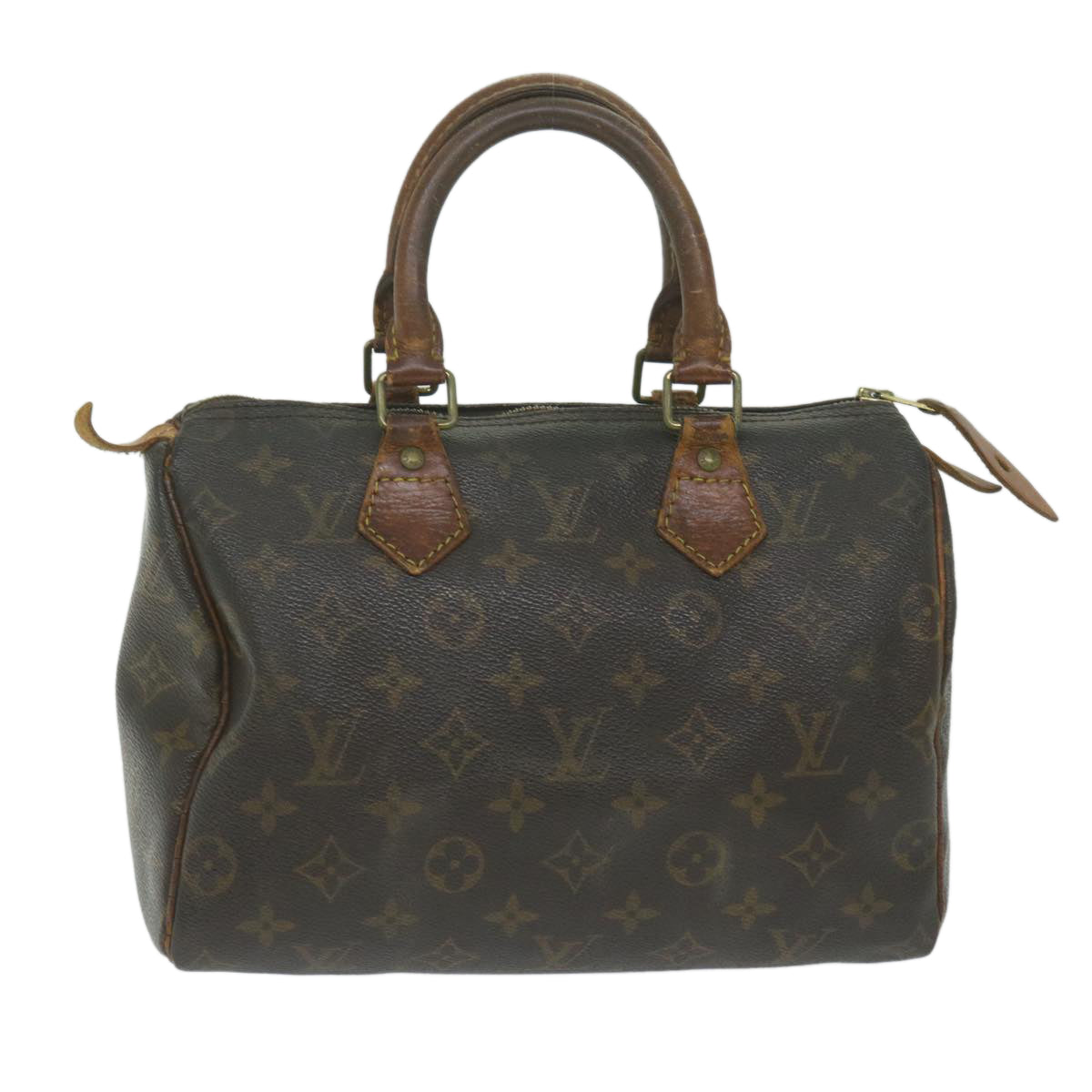 LOUIS VUITTON Monogram Speedy 25 Hand Bag M41528 LV Auth ar11042