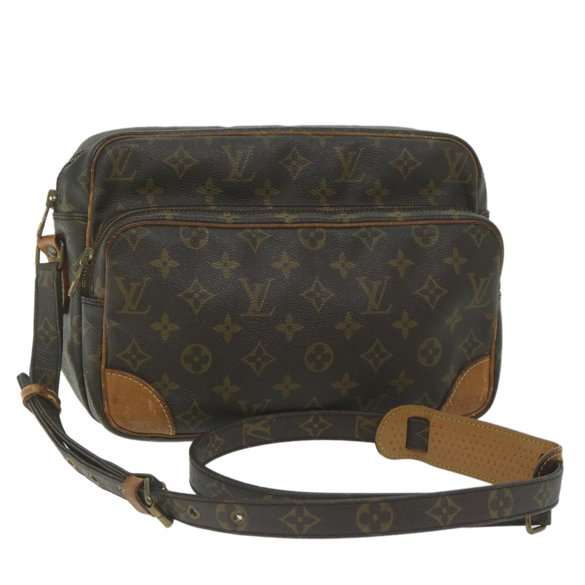 LOUIS VUITTON Monogram Nile Shoulder Bag M45244 LV Auth ar11046