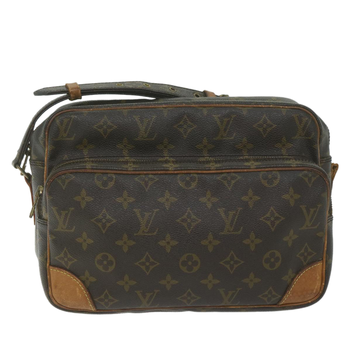 LOUIS VUITTON Monogram Nile Shoulder Bag M45244 LV Auth ar11046