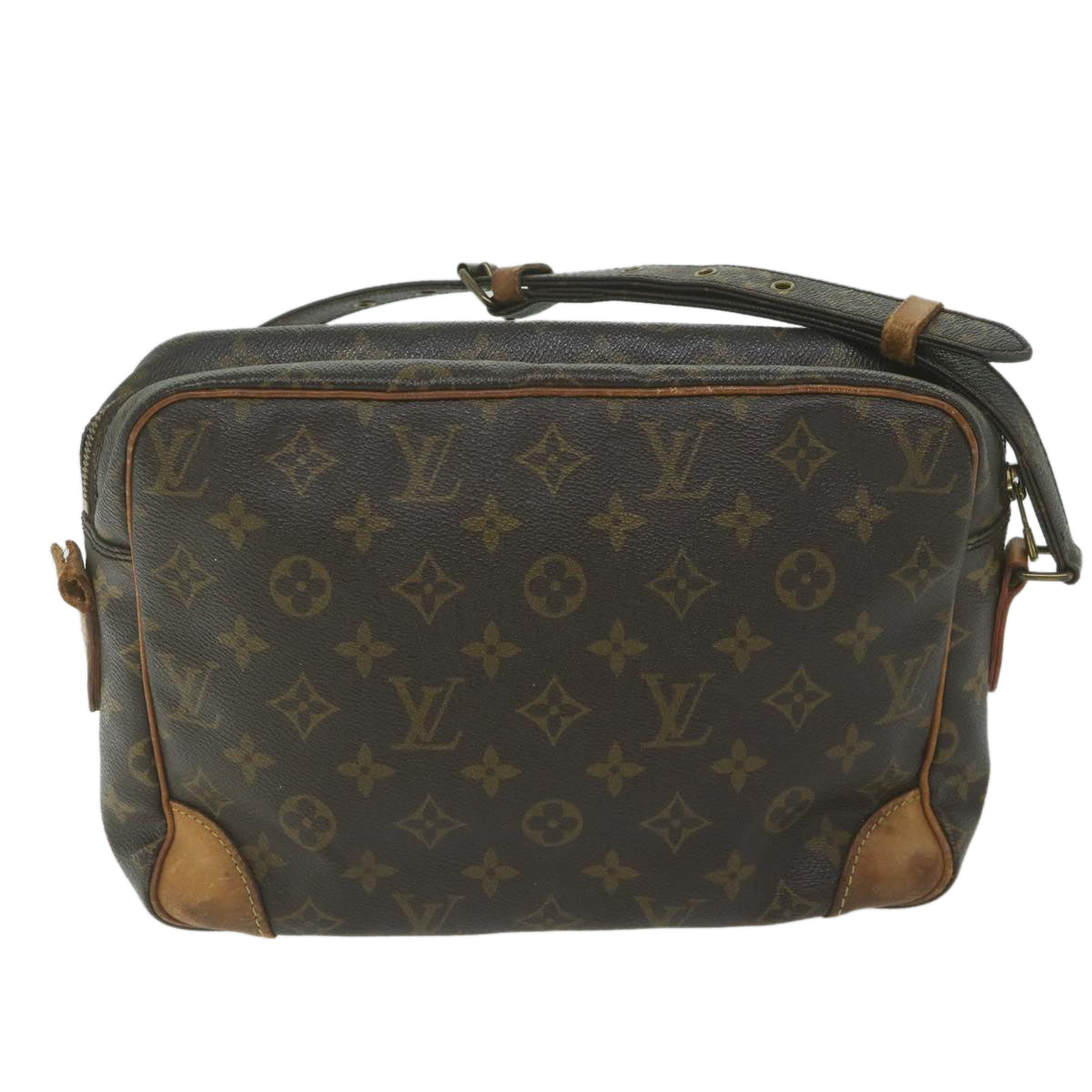 LOUIS VUITTON Monogram Nile Shoulder Bag M45244 LV Auth ar11046