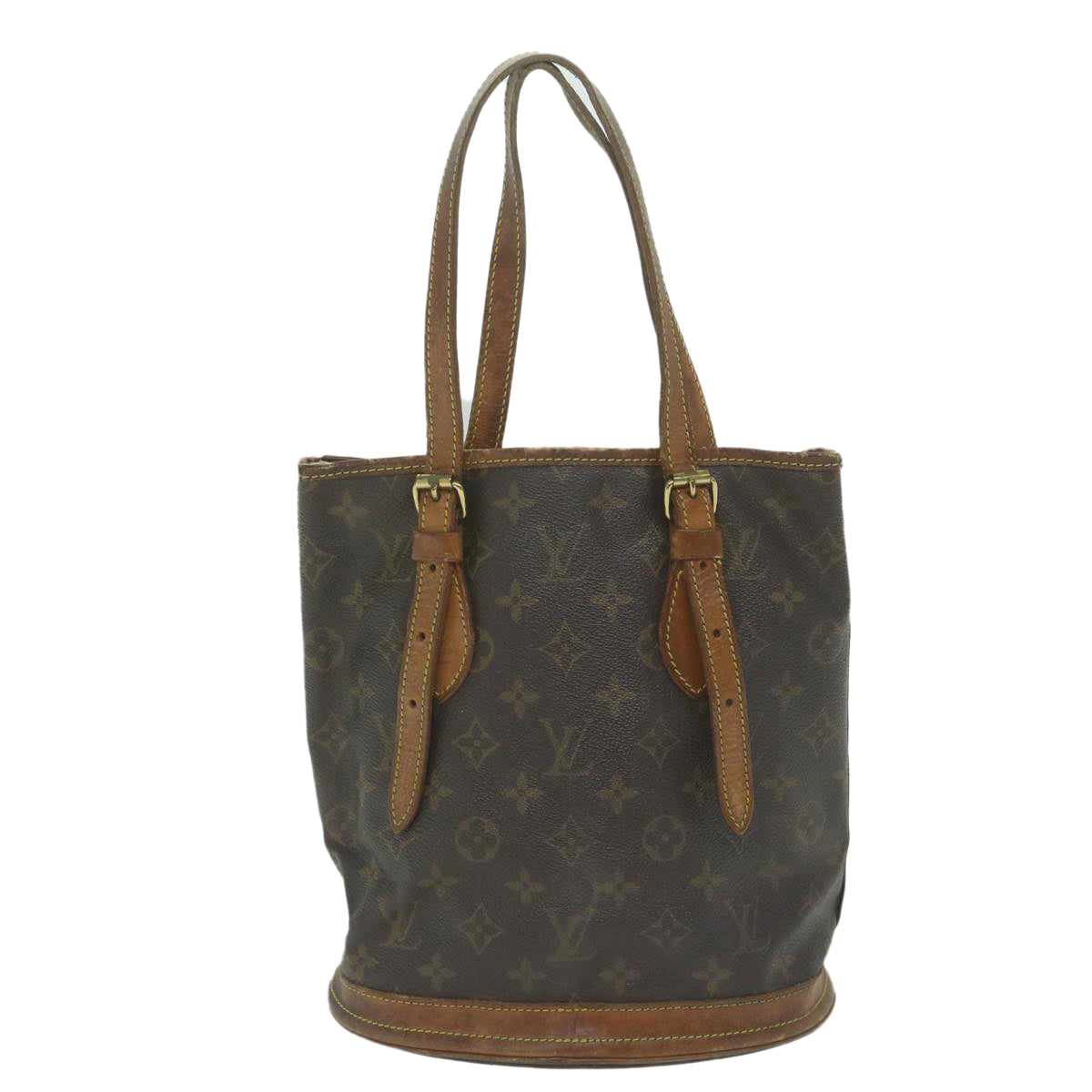 LOUIS VUITTON Monogram Bucket PM Shoulder Bag M42238 LV Auth ar11073 - 0