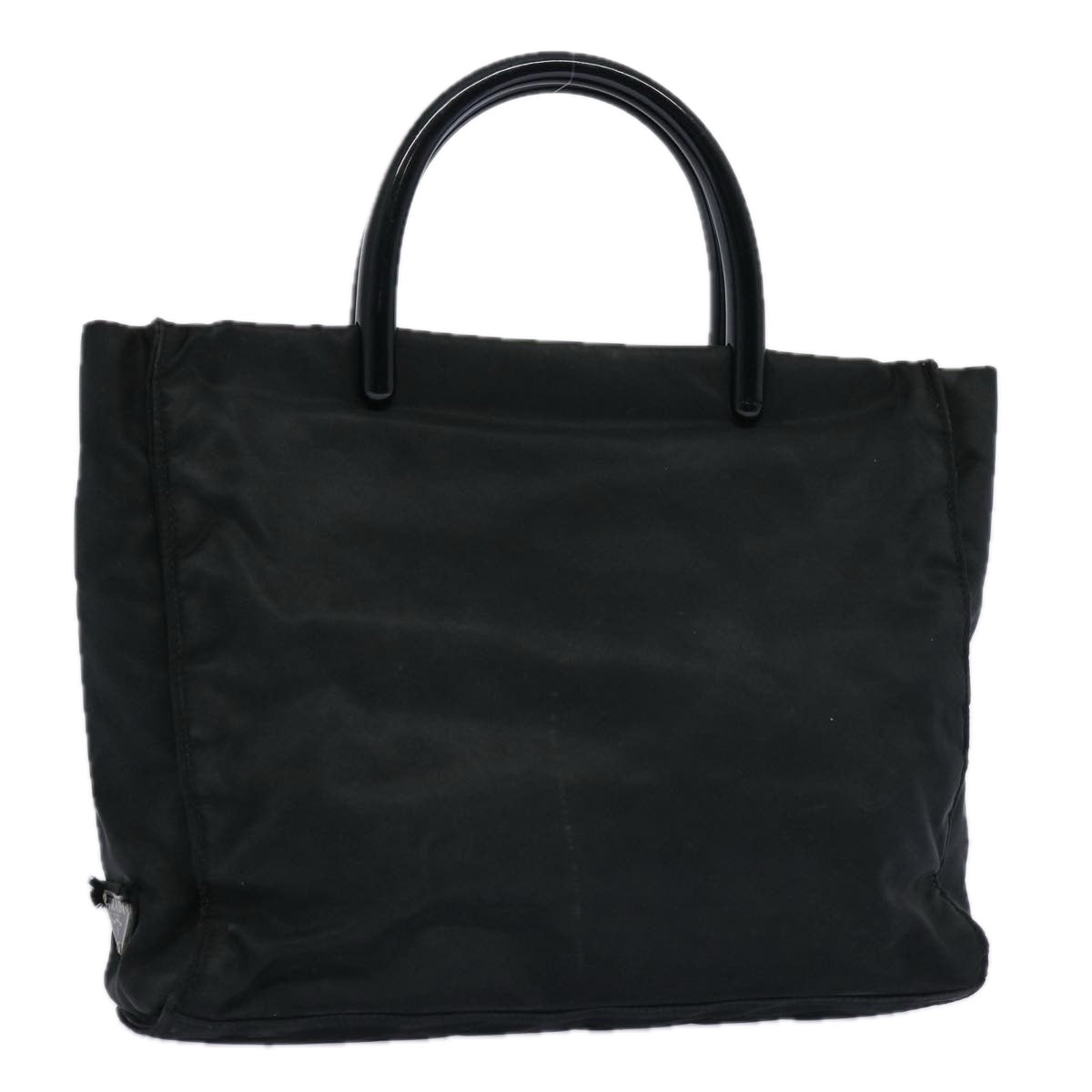 PRADA Hand Bag Nylon Black Auth ar11077