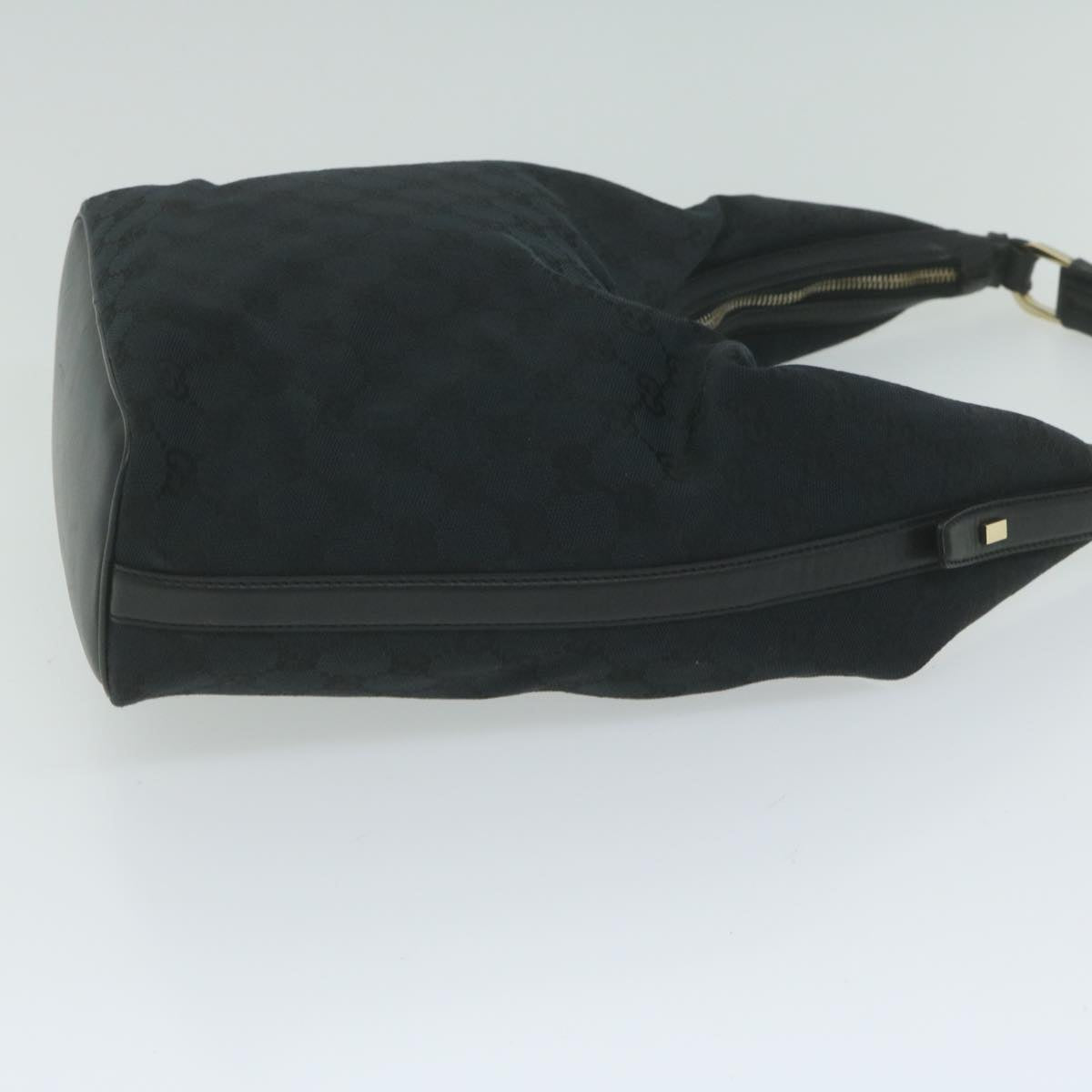 GUCCI GG Canvas Shoulder Bag Black Auth ar11091