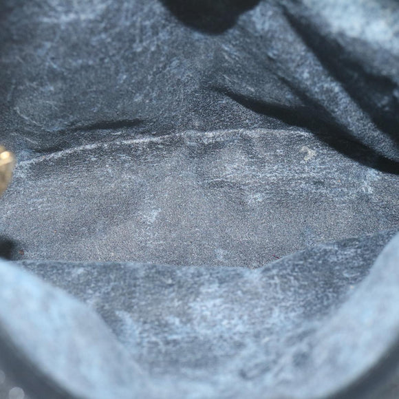 GUCCI Micro GG Canvas Shoulder Bag Black 001 14 0712 Auth ar11126