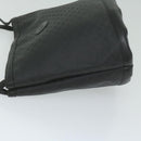 GUCCI Micro GG Canvas Shoulder Bag Black 001 14 0712 Auth ar11126-5