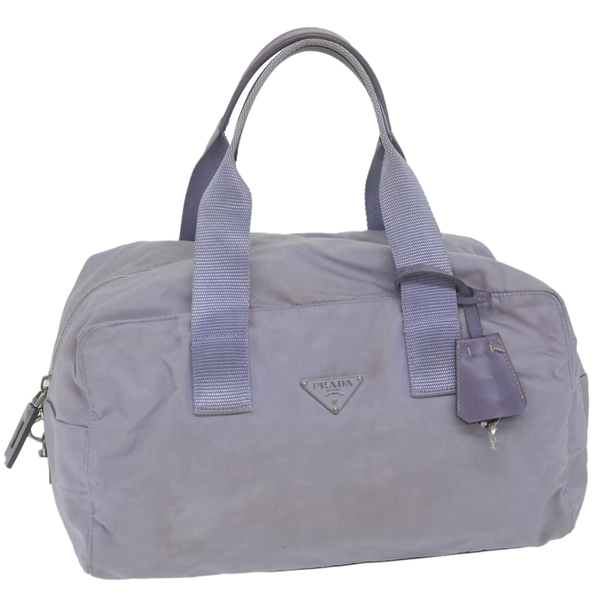 PRADA Shoulder Bag Nylon Purple Auth ar11146B