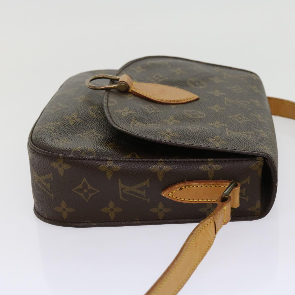 LOUIS VUITTON Monogram Saint Cloud GM Shoulder Bag M51242 LV Auth ar11161B