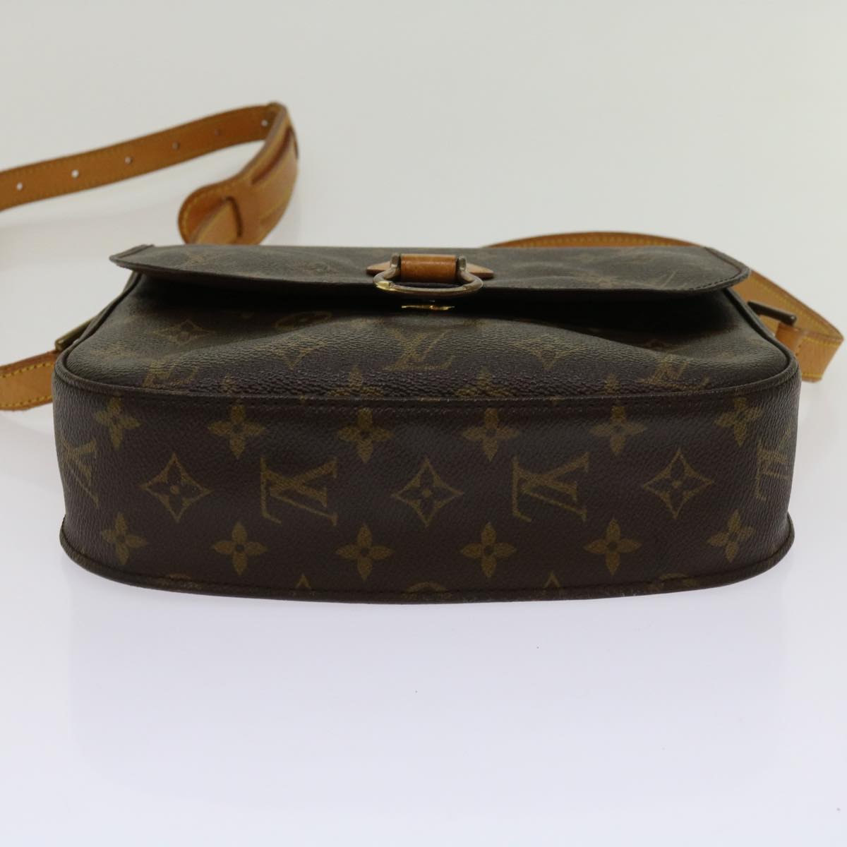 LOUIS VUITTON Monogram Saint Cloud GM Shoulder Bag M51242 LV Auth ar11161B