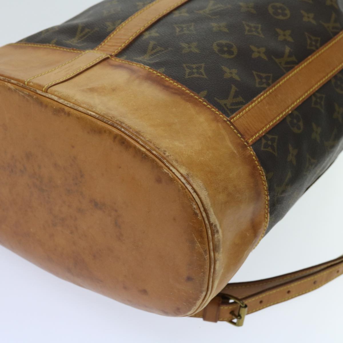 LOUIS VUITTON Monogram Randonnee GM Shoulder Bag M42244 LV Auth ar11167B