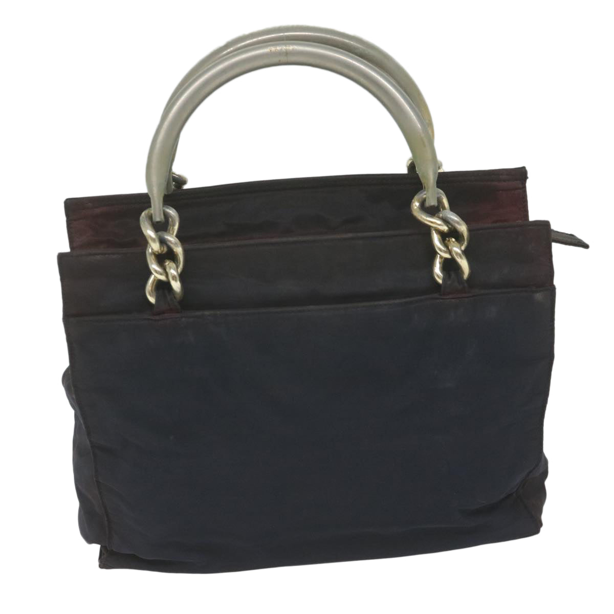 PRADA Hand Bag Nylon Navy Auth ar11168B - 0