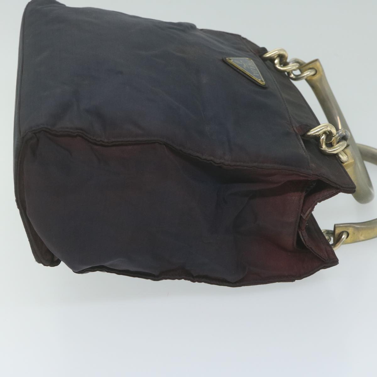 PRADA Hand Bag Nylon Navy Auth ar11168B