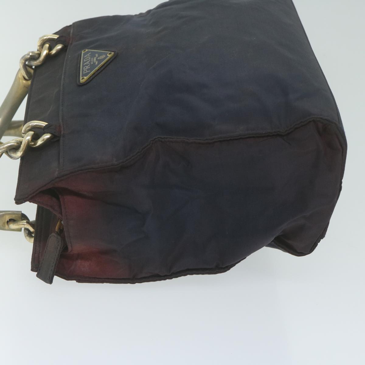PRADA Hand Bag Nylon Navy Auth ar11168B