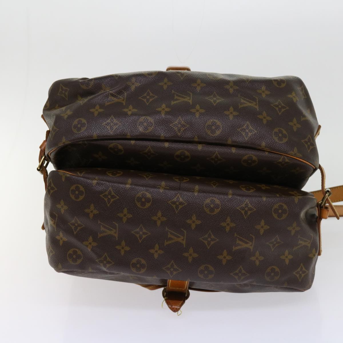 LOUIS VUITTON Monogram Saumur 35 Shoulder Bag M42254 LV Auth ar11178B