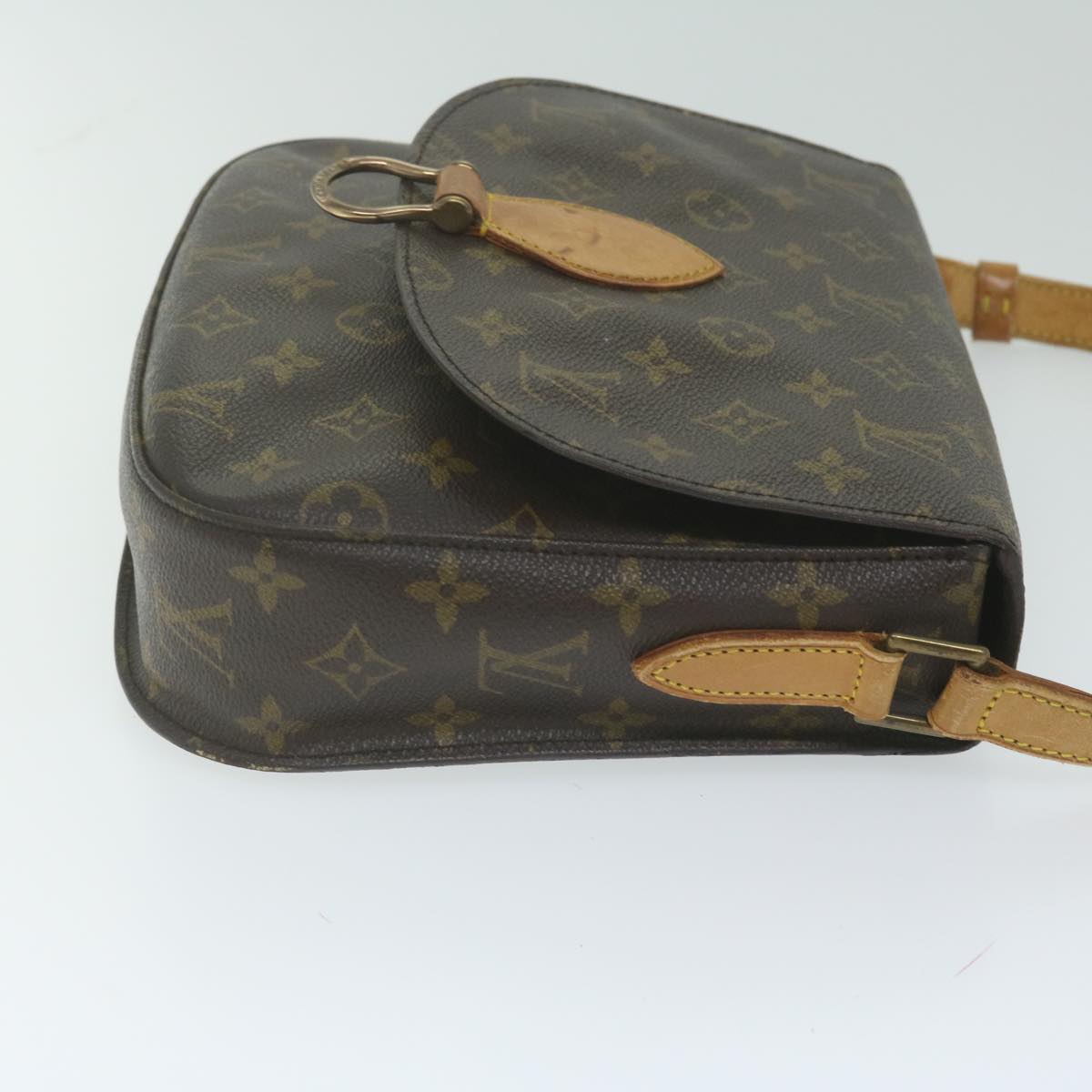 LOUIS VUITTON Monogram Saint Cloud GM Shoulder Bag M51242 LV Auth ar11186B