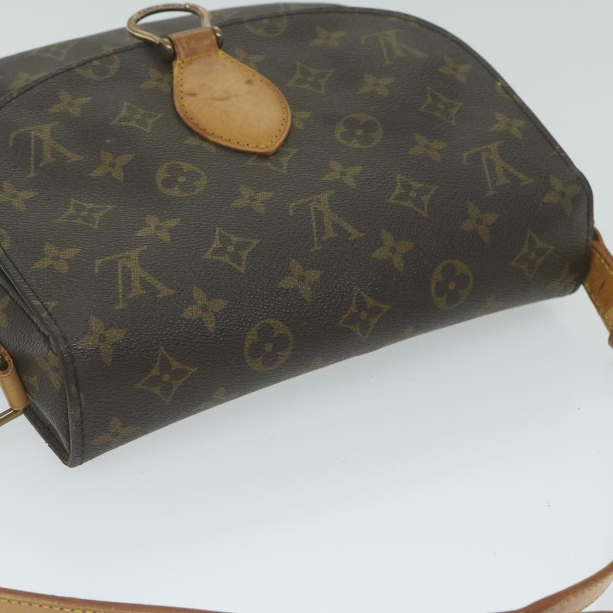 LOUIS VUITTON Monogram Saint Cloud GM Shoulder Bag M51242 LV Auth ar11186B