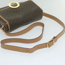 CELINE Macadam Canvas Shoulder Bag PVC Leather Brown Auth ar11188B-7