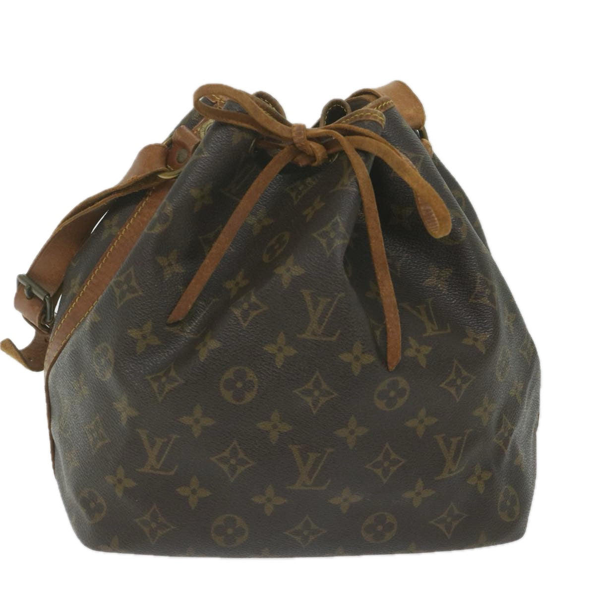 LOUIS VUITTON Monogram Petit Noe Shoulder Bag M42226 LV Auth ar11189B