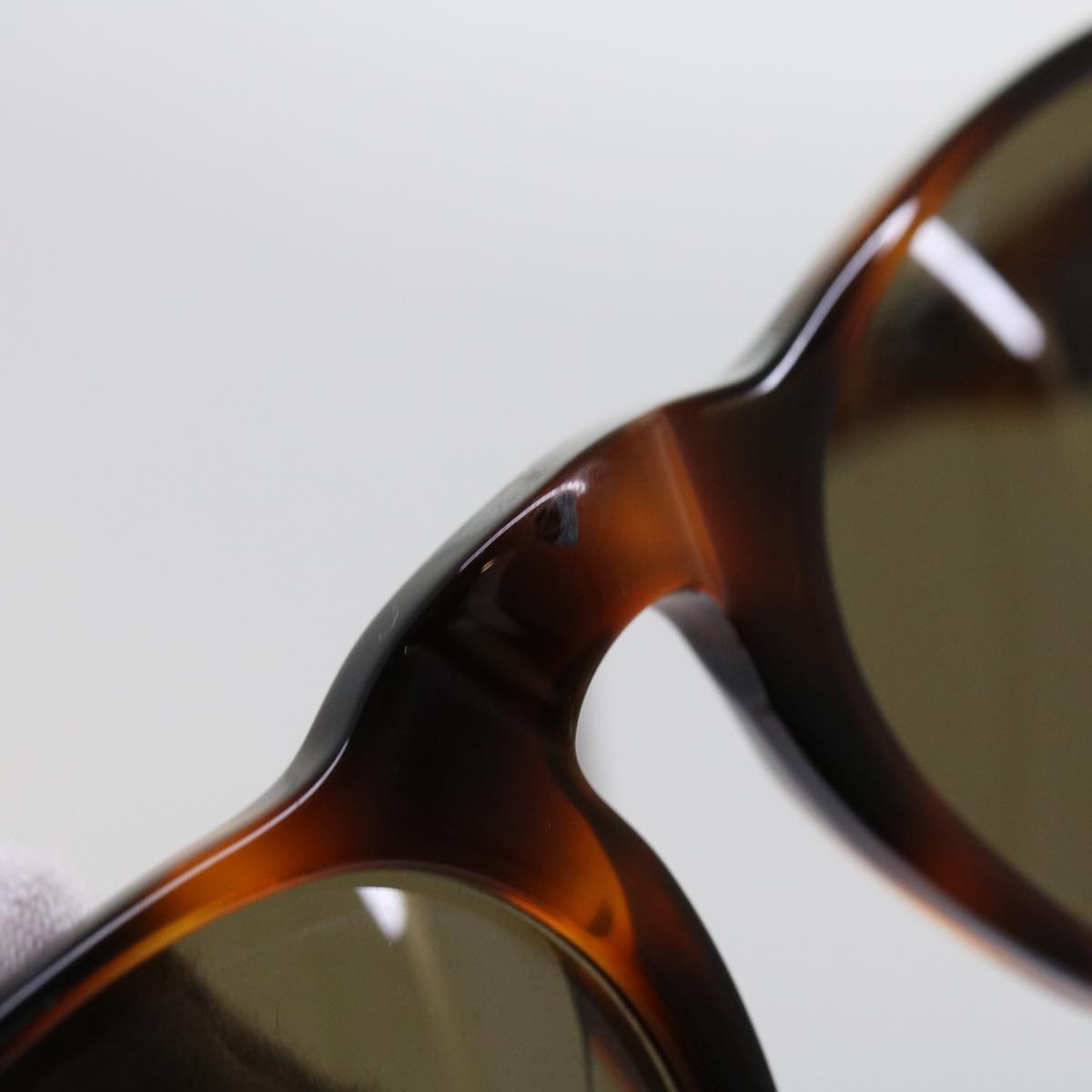 CHANEL Sunglasses Brown CC Auth ar11202B