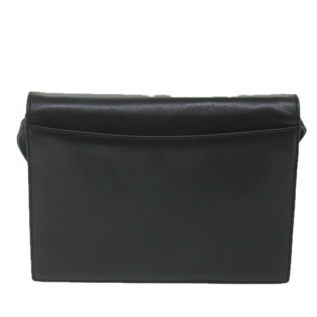VALENTINO Shoulder Bag Leather Black Auth ar11205 - 0