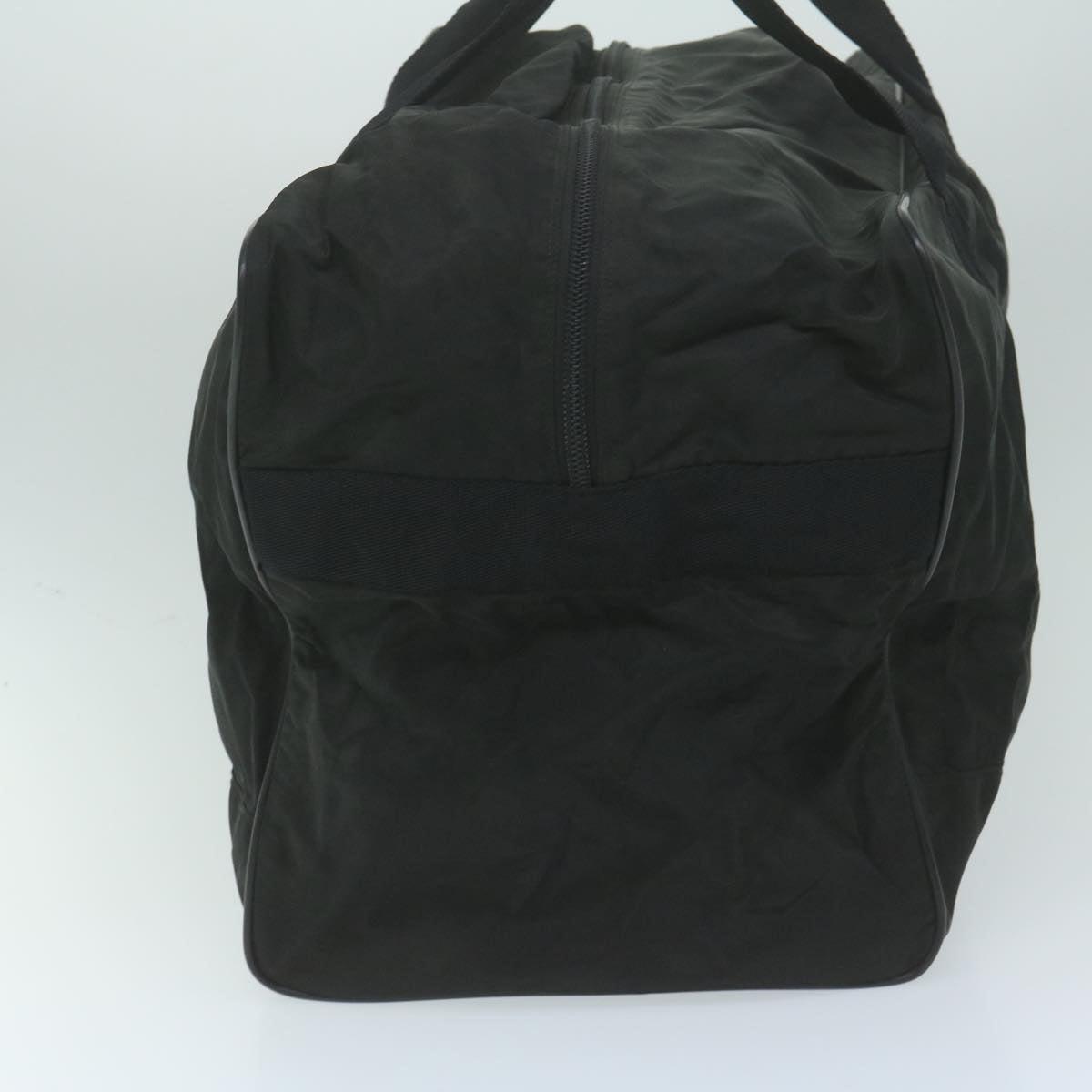 PRADA Boston Bag Nylon Black Auth ar11307