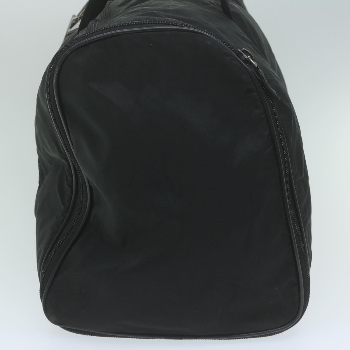 PRADA Boston Bag Nylon Black Auth ar11315