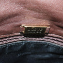 LOEWE Anagram Shoulder Bag Leather Brown Auth ar11319-10