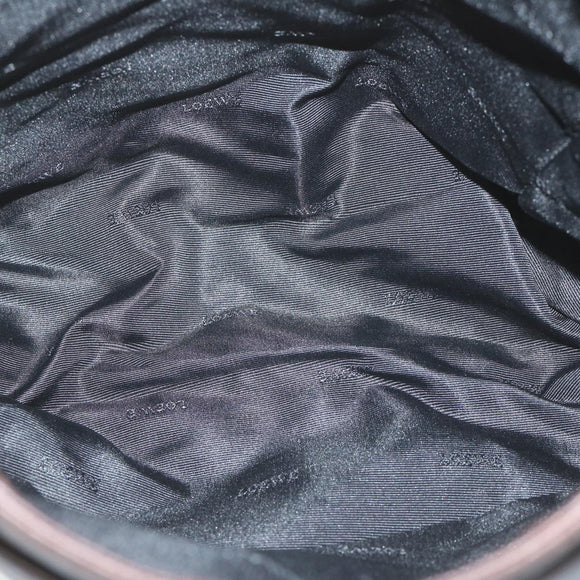 LOEWE Anagram Shoulder Bag Leather Brown Auth ar11319