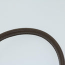 LOEWE Anagram Shoulder Bag Leather Brown Auth ar11319-8