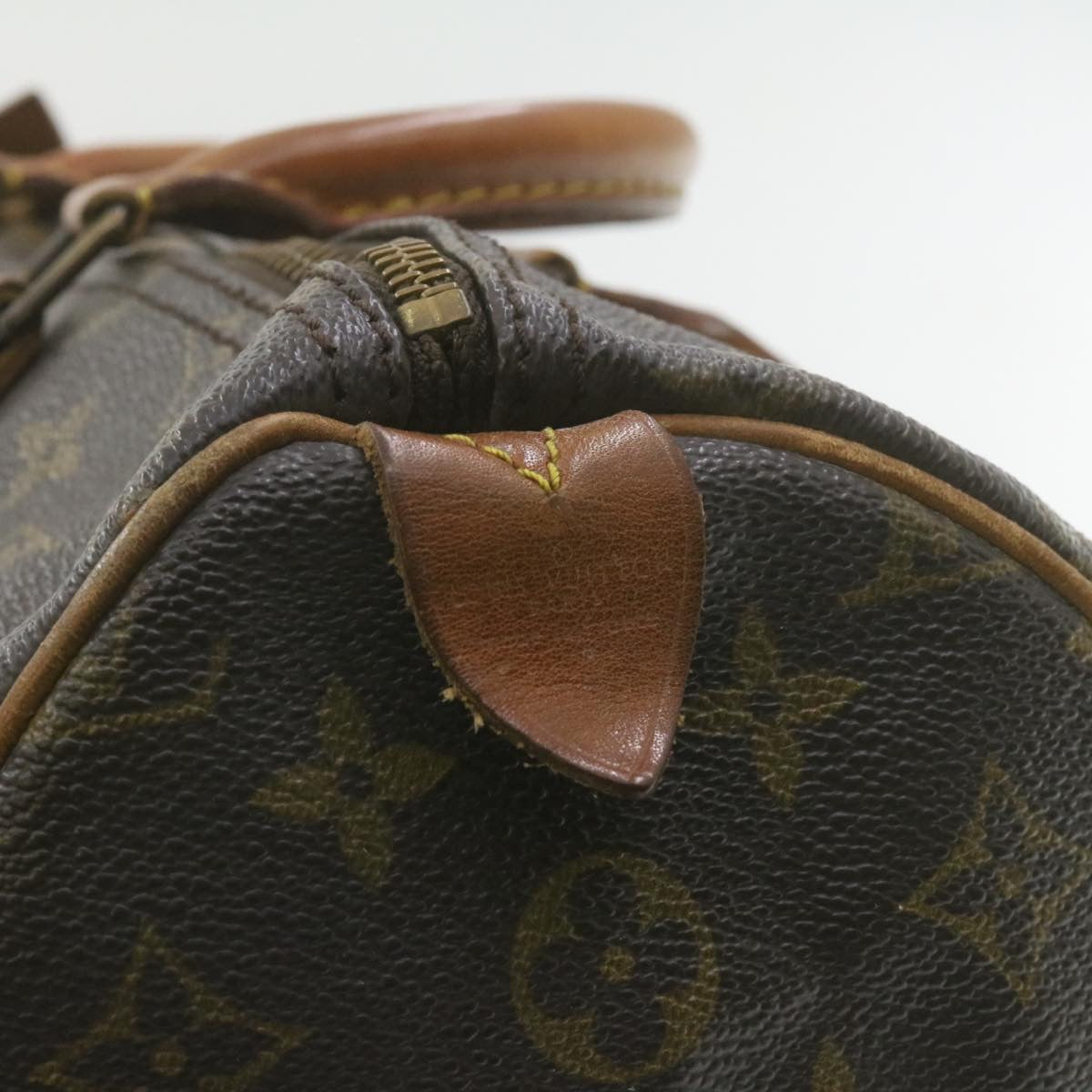 LOUIS VUITTON Monogram Speedy 35 Hand Bag M41524 LV Auth ar4054