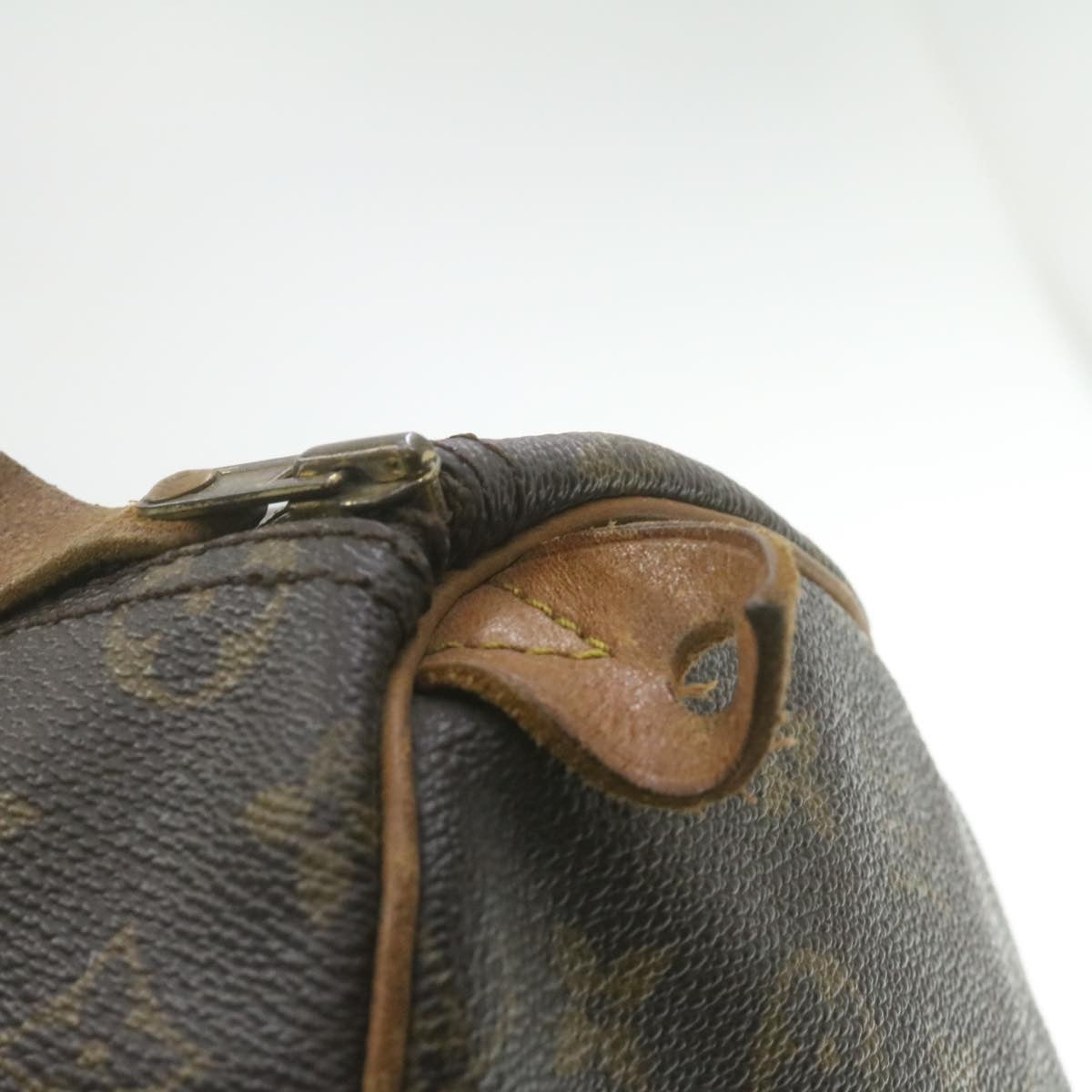 LOUIS VUITTON Monogram Speedy 35 Hand Bag M41524 LV Auth ar4054