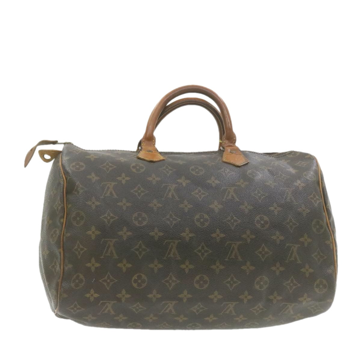 LOUIS VUITTON Monogram Speedy 35 Hand Bag M41524 LV Auth ar4054